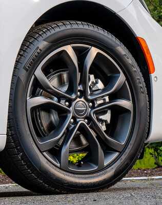 Tires on 2026 Chrysler Pacifica.