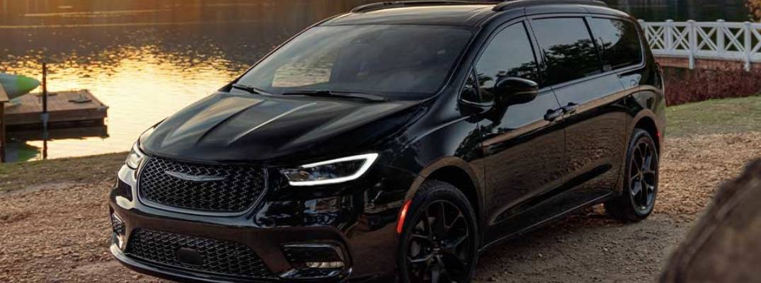 2026 Chrysler Pacifica parked on dirt road