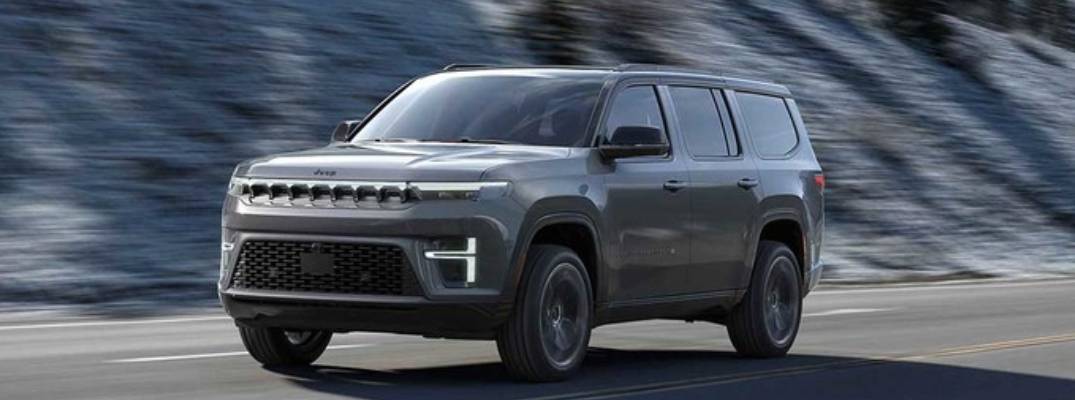 2026 Jeep Grand Wagoneer driving down road